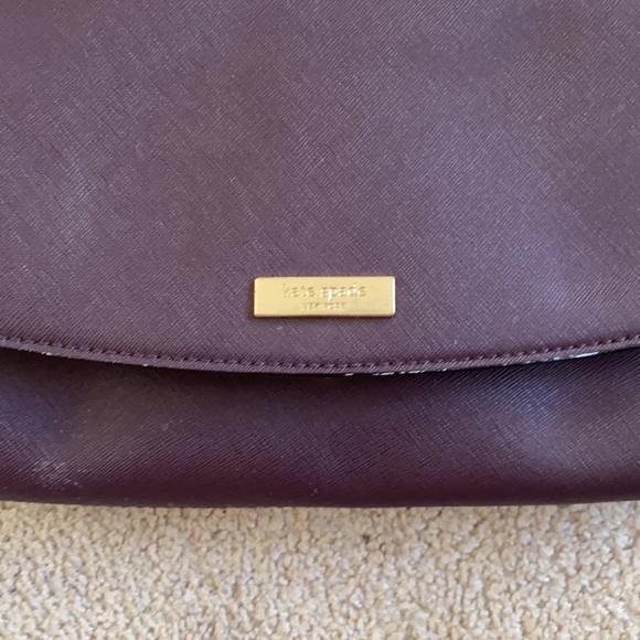 Dark plum Kate spade bag - Picture 6 of 6